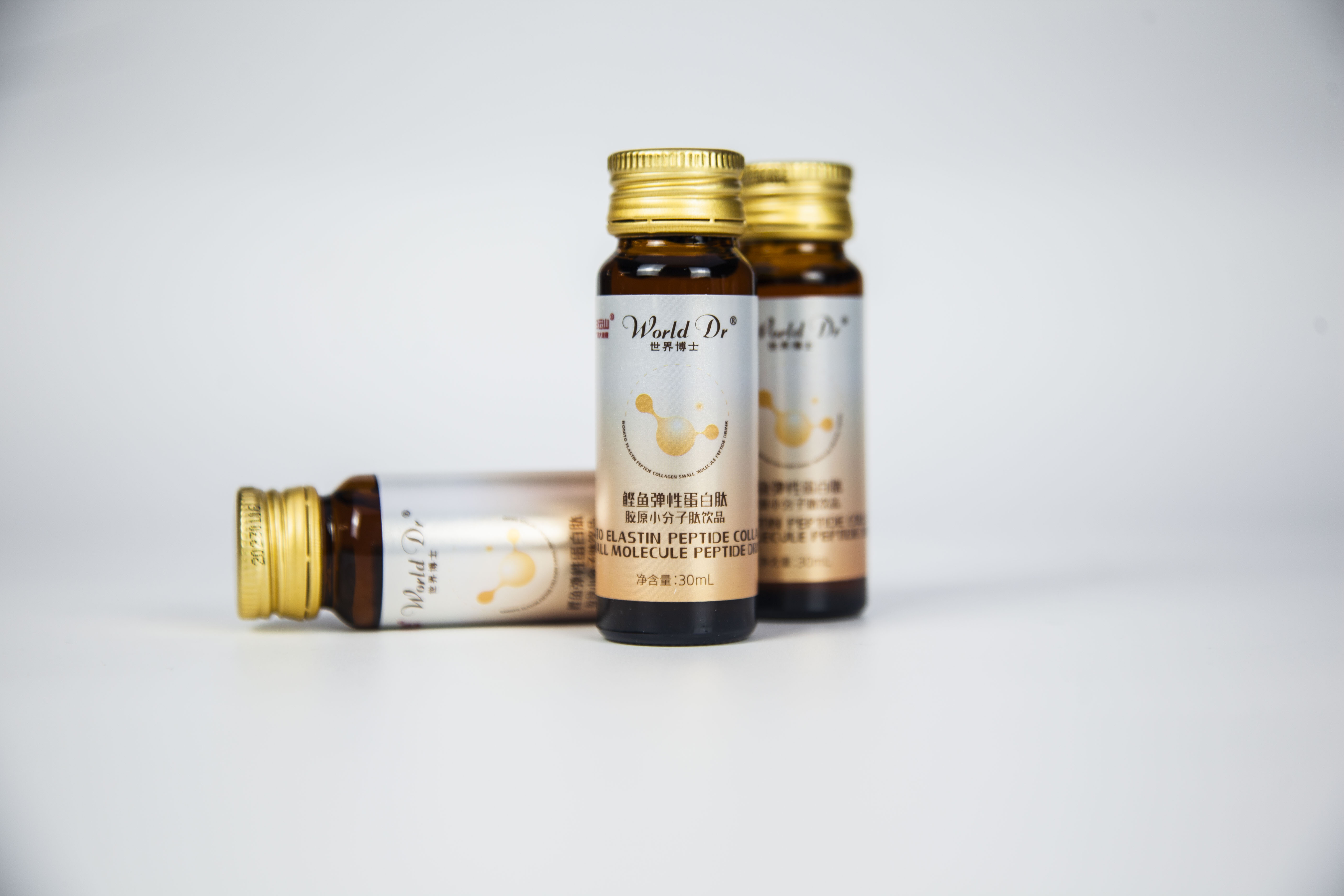 白云山世界博士鲣鱼弹性蛋白肽胶原小分子肽饮品